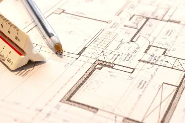 Image of architect Esher drawings